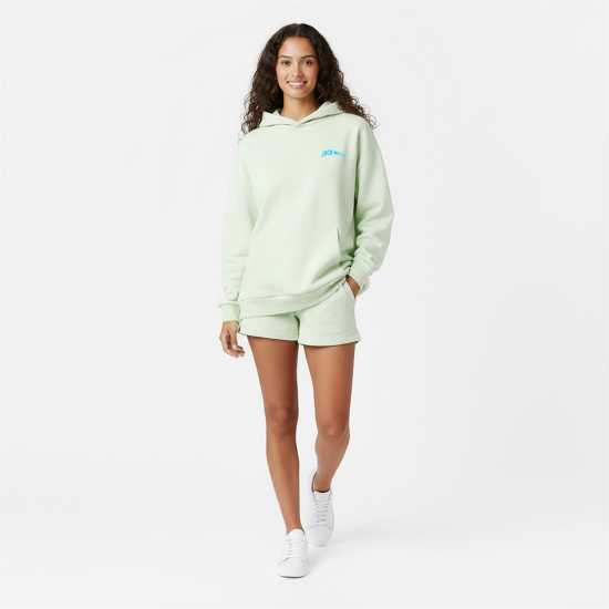 Jack Wills Women's Graphic Hoodie Морско стъкло Jack Wills Women's Graphic Hoodie Морско стъкло