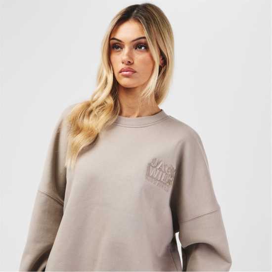 Jack Wills Women's Oversized Crew Sweatshirt Jack Wills Women's Oversized Crew Sweatshirt