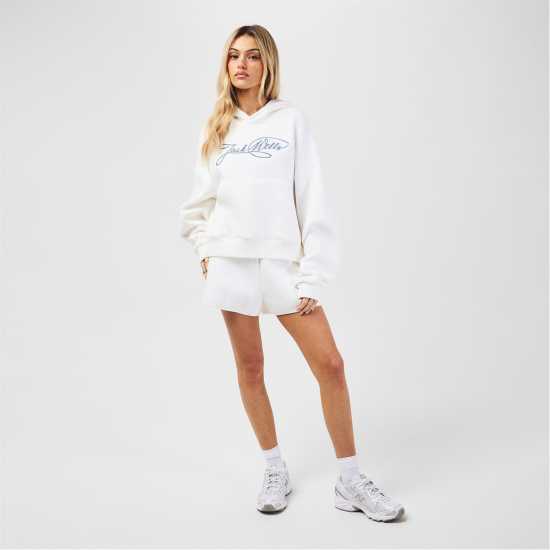 Jack Wills Rib Hood Ladies  Дамски суичъри и блузи с качулки
