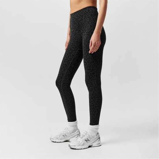 Дамско трико и клинове Miso All Over Print Leggings Womens Черно животно Miso All Over Print Leggings Womens Черно животно Дамско трико и клинове