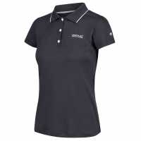 Regatta Womens Maverick V Polo T-Shirt Seal Grey Дамски тениски с яка