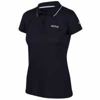 Regatta Womens Maverick V Polo T-Shirt Navy Дамски тениски с яка