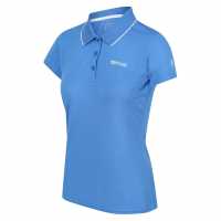 Regatta Womens Maverick V Polo T-Shirt Sonic Blue Дамски тениски с яка