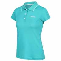 Regatta Womens Maverick V Polo T-Shirt Turquoise Дамски тениски с яка