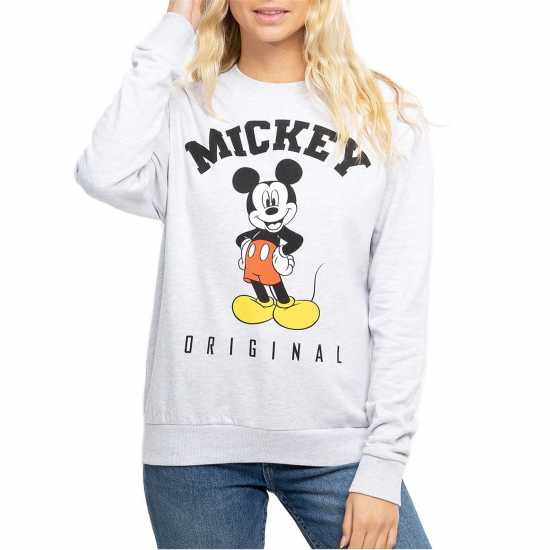 Disney Блуза С Обло Деколте Crew Neck Jumper Mickey Mouse Дамски суичъри и блузи с качулки