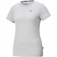 Puma Тениска Essentials Small Logo T Shirt Womens Grey Hth Дамски тениски и фланелки