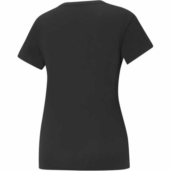 Puma Тениска Essentials Small Logo T Shirt Womens Black Дамски тениски и фланелки