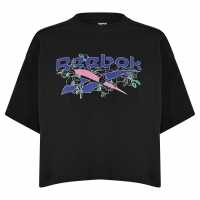Reebok Quirky Tee Ld99 Black Дамски тениски и фланелки