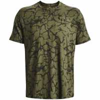 Under Armour Rush Print Ss Sn99 Green Мъжки ризи