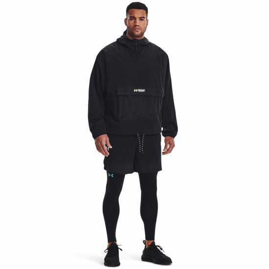 Under Armour Rush Half Zip Sn99 Black Мъжки дрехи за фитнес