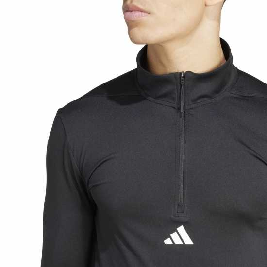 Мъжки дрехи за фитнес Adidas Мъжко Спортно Горнище Workout Quarter-Zip Track Top Mens Adidas Мъжко Спортно Горнище Workout Quarter-Zip Track Top Mens Мъжки дрехи за фитнес