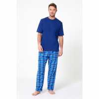 Studio T-Shirt And Flannel Pants Pyjama Set  Мъжки пижами