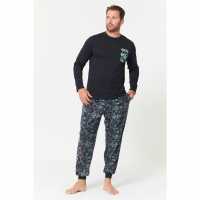 Studio Gaming T-Shirt And Fleece Pant Pyjama Set  Мъжки пижами