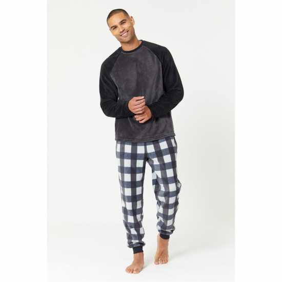 Studio Fleece Raglan Twosie Pyjamas  Мъжки пижами