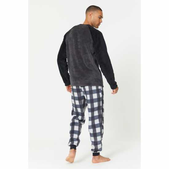 Studio Fleece Raglan Twosie Pyjamas  Мъжки пижами