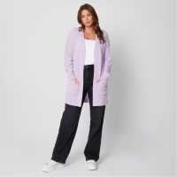 Плетена Жилетка Touch Purple Cardigan  Дамски пуловери и жилетки