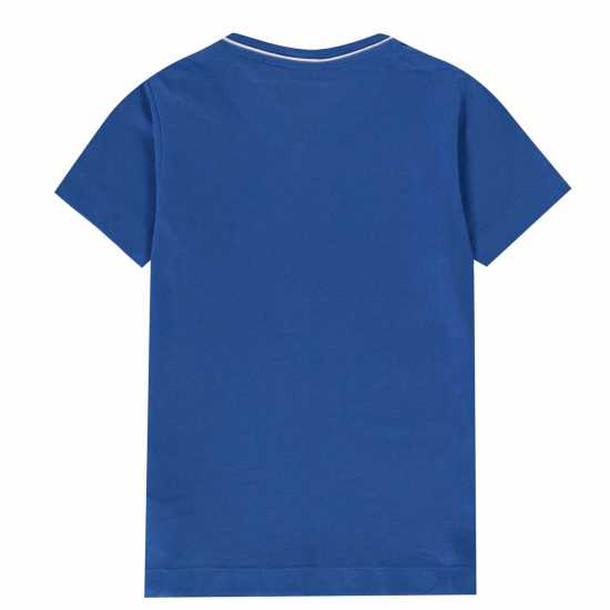 Slazenger Тениска Момчета V Neck T Shirt Junior Boys Royal Blue Мъжки тениски и фланелки