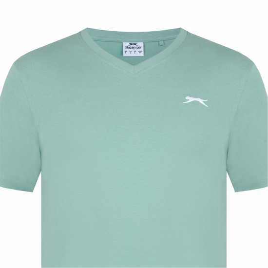 Мъжки тениски и фланелки Slazenger Мъжка Тениска V Neck T Shirt Mens Pistachio Slazenger Мъжка Тениска V Neck T Shirt Mens Pistachio Мъжки тениски и фланелки