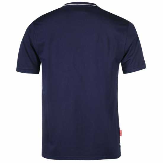 Slazenger Мъжка Тениска V Neck T Shirt Mens Navy Мъжко облекло за едри хора