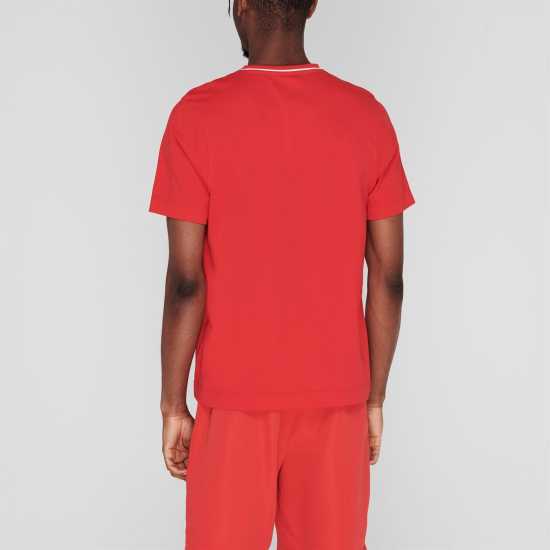 Slazenger Мъжка Тениска V Neck T Shirt Mens Прахосана лавандула Мъжки тениски и фланелки