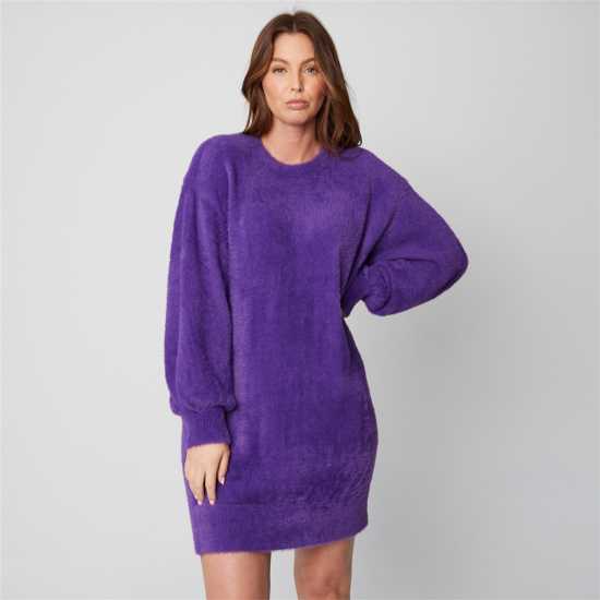 Purple Jmpr Dress  Дамски поли и рокли