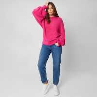 Eyelash Pink Jumper  Дамски пуловери и жилетки