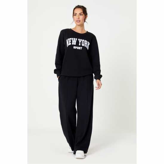 Be You Nyc Slogan Sweat Set  Дамски къси панталони