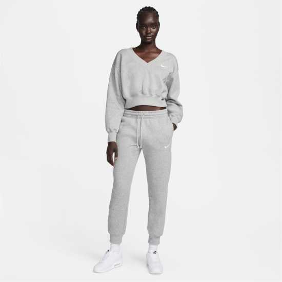 Nike Sportswear Phoenix Fleece Women's Mid-Rise Sweatpants Сив марл 