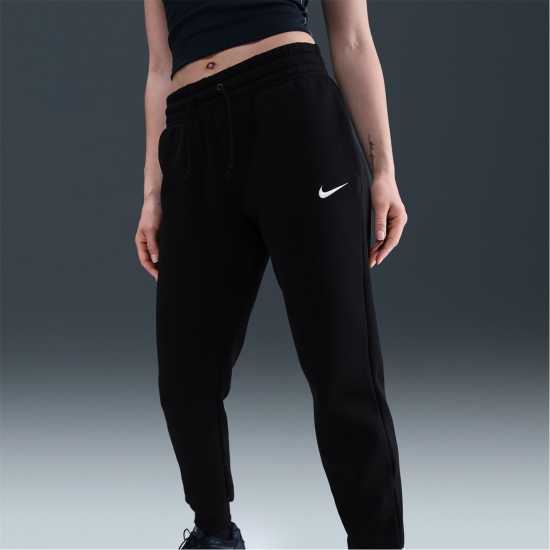 Nike Sportswear Phoenix Fleece Women's Mid-Rise Sweatpants Черно 