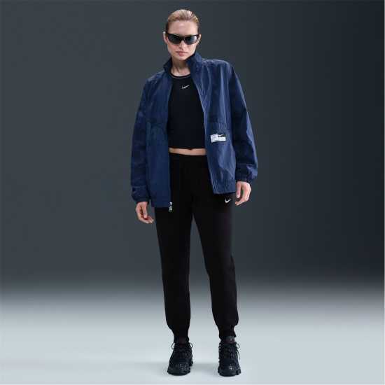 Nike Sportswear Phoenix Fleece Women's Mid-Rise Sweatpants Черно 