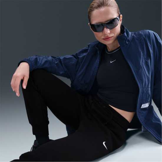 Nike Sportswear Phoenix Fleece Women's Mid-Rise Sweatpants Черно 