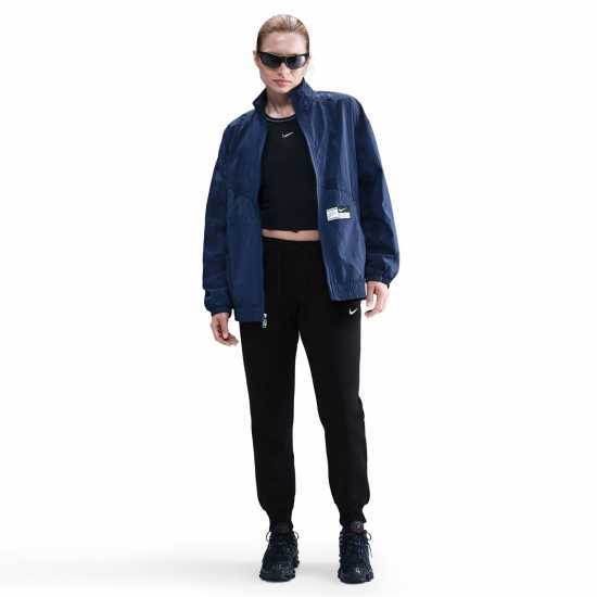 Nike Sportswear Phoenix Fleece Women's Mid-Rise Sweatpants Черно 