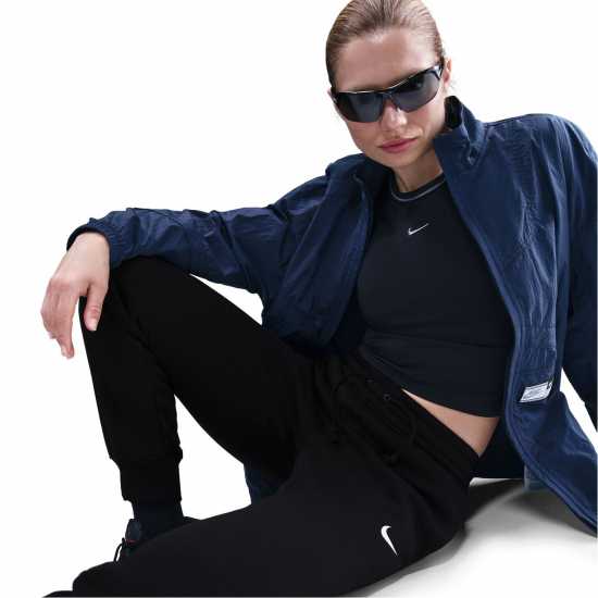 Nike Sportswear Phoenix Fleece Women's Mid-Rise Sweatpants Черно 