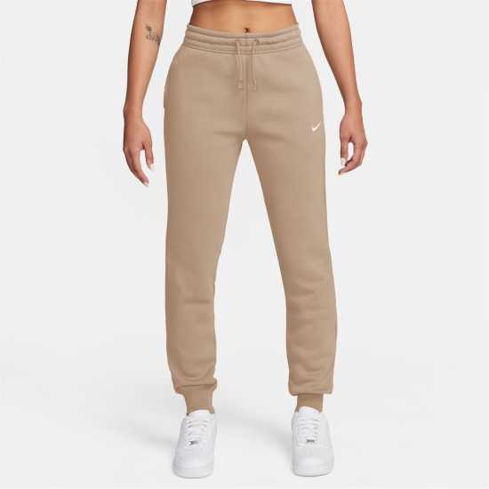 Nike Sportswear Phoenix Fleece Women's Mid-Rise Sweatpants Linen 
