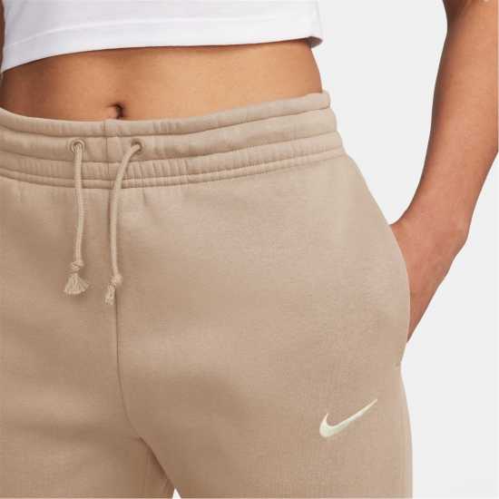 Nike Sportswear Phoenix Fleece Women's Mid-Rise Sweatpants Linen 