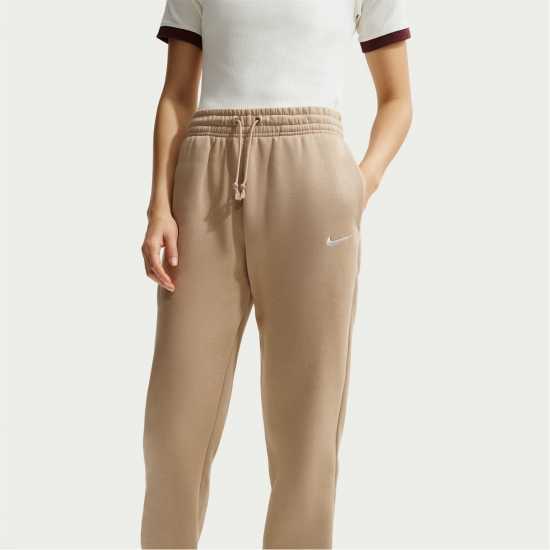 Nike Sportswear Phoenix Fleece Women's Mid-Rise Sweatpants Linen 