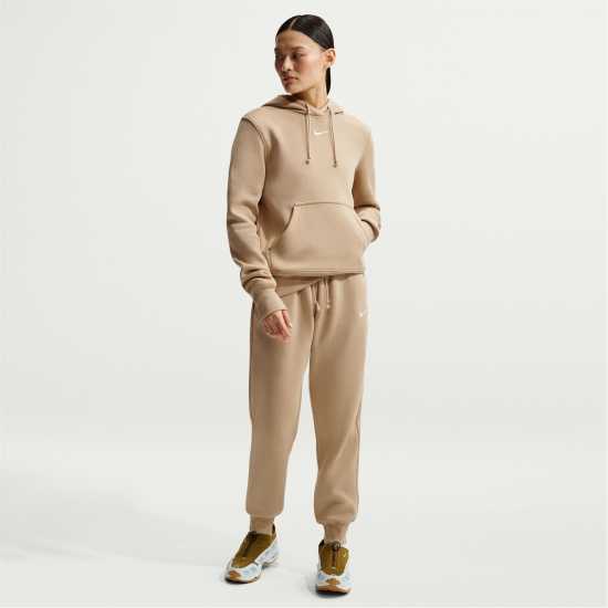 Nike Sportswear Phoenix Fleece Women's Mid-Rise Sweatpants Linen 