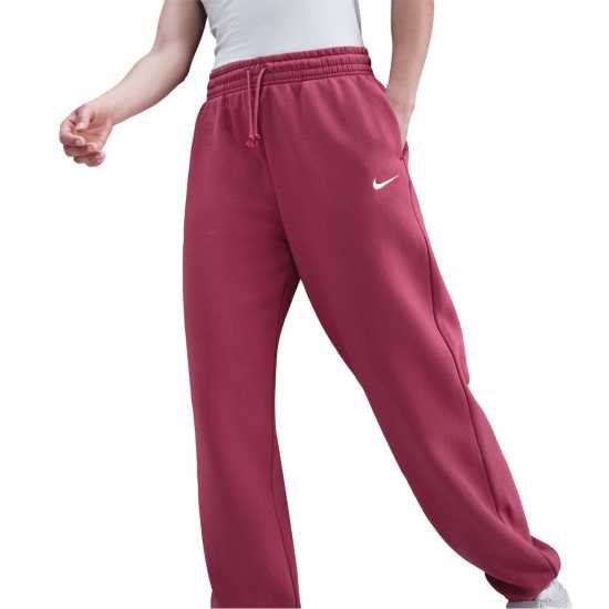 Nike Sportswear Phoenix Fleece Women's Mid-Rise Sweatpants Сладък Цвек 