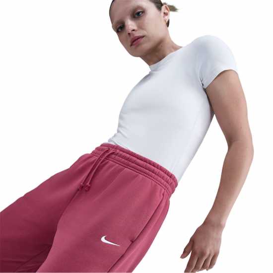 Nike Sportswear Phoenix Fleece Women's Mid-Rise Sweatpants Сладък Цвек 