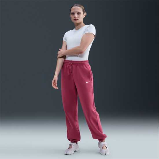 Nike Sportswear Phoenix Fleece Women's Mid-Rise Sweatpants Сладък Цвек 
