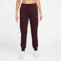Nike Sportswear Phoenix Fleece Women's Mid-Rise Sweatpants Бордово Смъстяване Nike Sportswear Phoenix Fleece Women's Mid-Rise Sweatpants Бордово Смъстяване