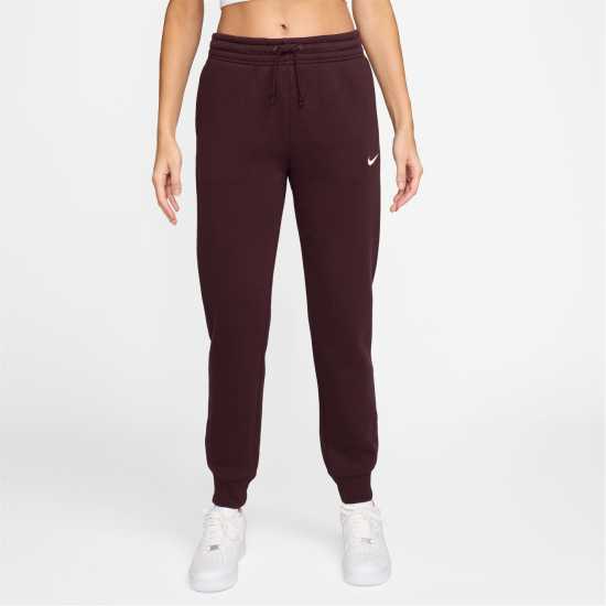 Nike Sportswear Phoenix Fleece Women's Mid-Rise Sweatpants Бордово Смъстяване 