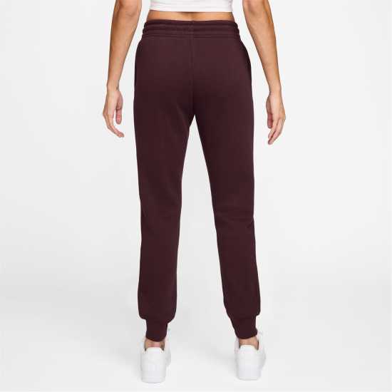 Nike Sportswear Phoenix Fleece Women's Mid-Rise Sweatpants Бордово Смъстяване 
