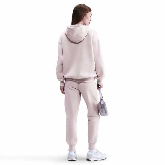 Nike Sportswear Phoenix Fleece Women's Mid-Rise Sweatpants Тъмночервено/Платно 
