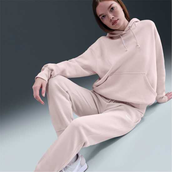 Nike Sportswear Phoenix Fleece Women's Mid-Rise Sweatpants Тъмночервено/Платно 