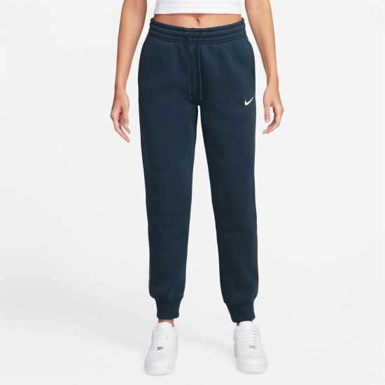 Nike Sportswear Phoenix Fleece Women's Mid-Rise Sweatpants Морска синьо 