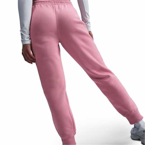 Nike Sportswear Phoenix Fleece Women's Mid-Rise Sweatpants Розово/Бяло Nike Sportswear Phoenix Fleece Women's Mid-Rise Sweatpants Розово/Бяло