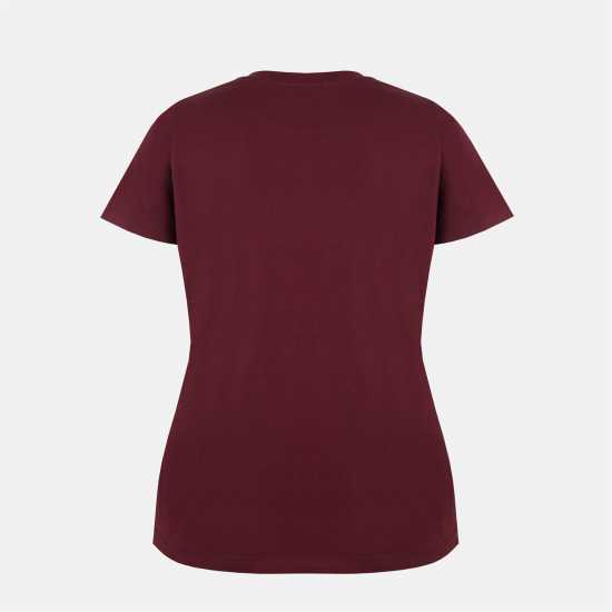 Дамски тениски и фланелки Slazenger Neck Tee Womens Burgundy Slazenger Neck Tee Womens Burgundy Дамски тениски и фланелки