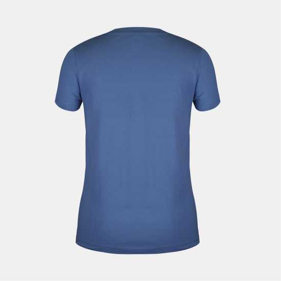 Slazenger Crew Neck Tee Womens Синьо Slazenger Crew Neck Tee Womens Синьо