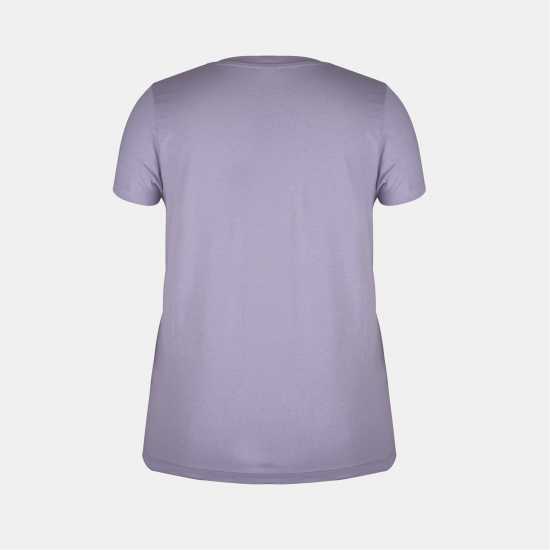Slazenger Crew Neck Tee Womens Lilac 
